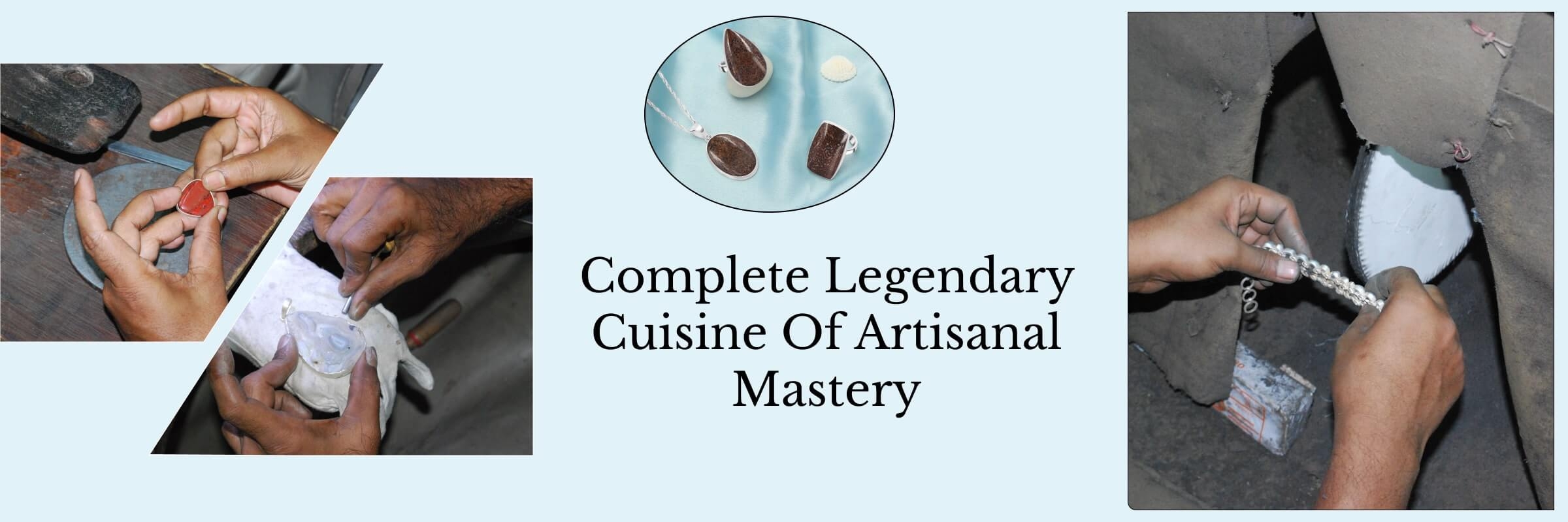 Plating Artisanal Mastery made by Handmade Jewelry garnish with Distinctive Style Plating Artisanal Mastery made by Handmade Jewelry garnish with Distinctive Style