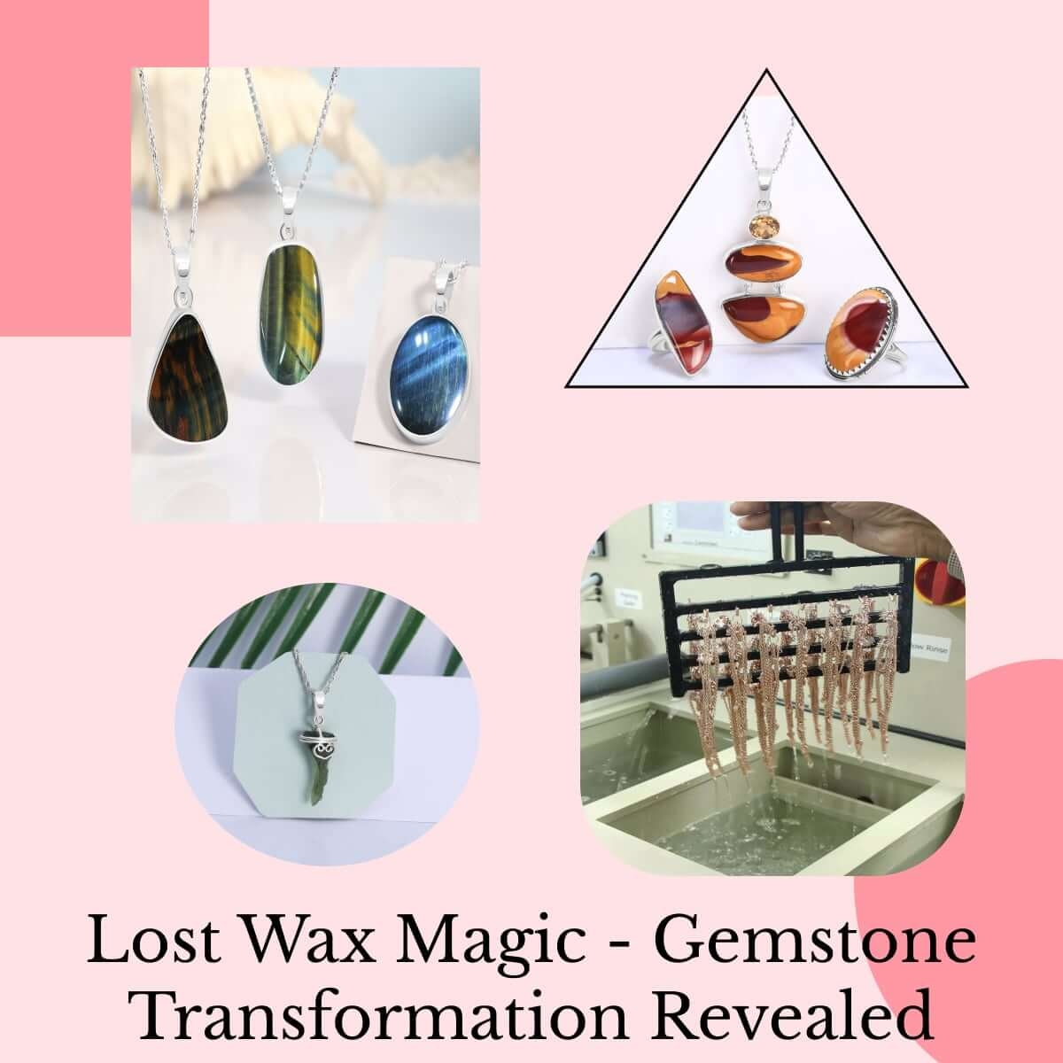 Lost Wax Process in Gemstone Jewelry Manufacturing