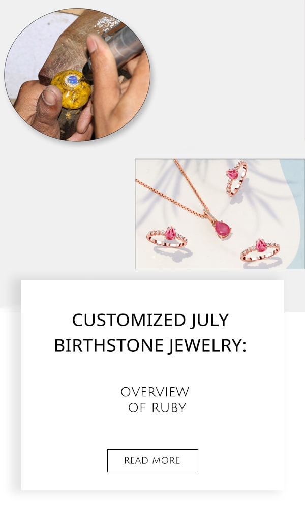 Customized July Birthstone Jewelry