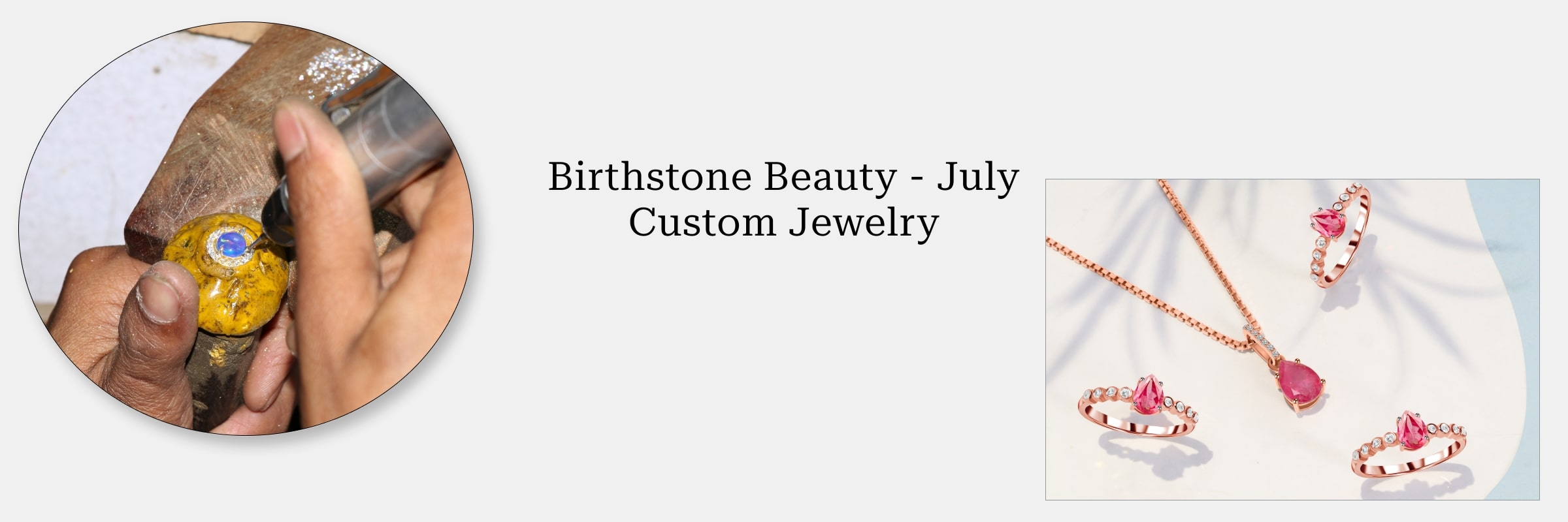 Customized July Birthstone Jewelry