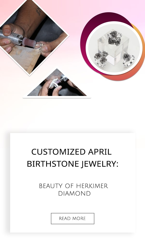 Customized April Birthstone Jewelry