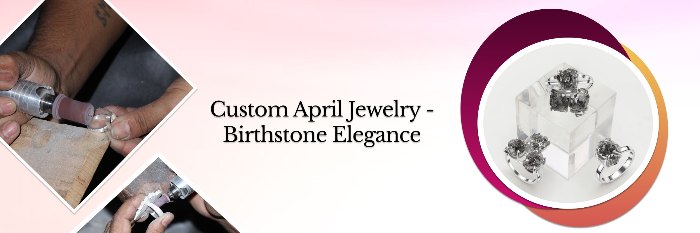 Customized April Birthstone Jewelry