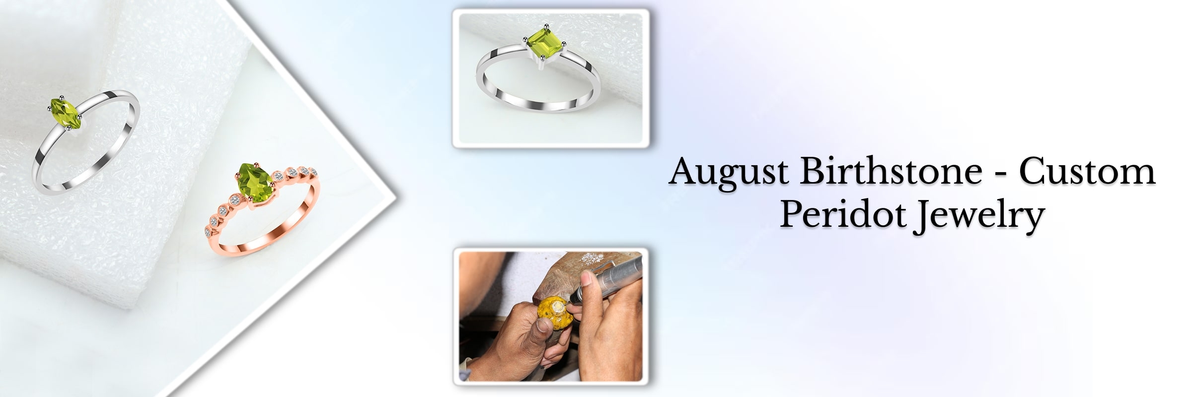 Customized August Birthstone Jewelry