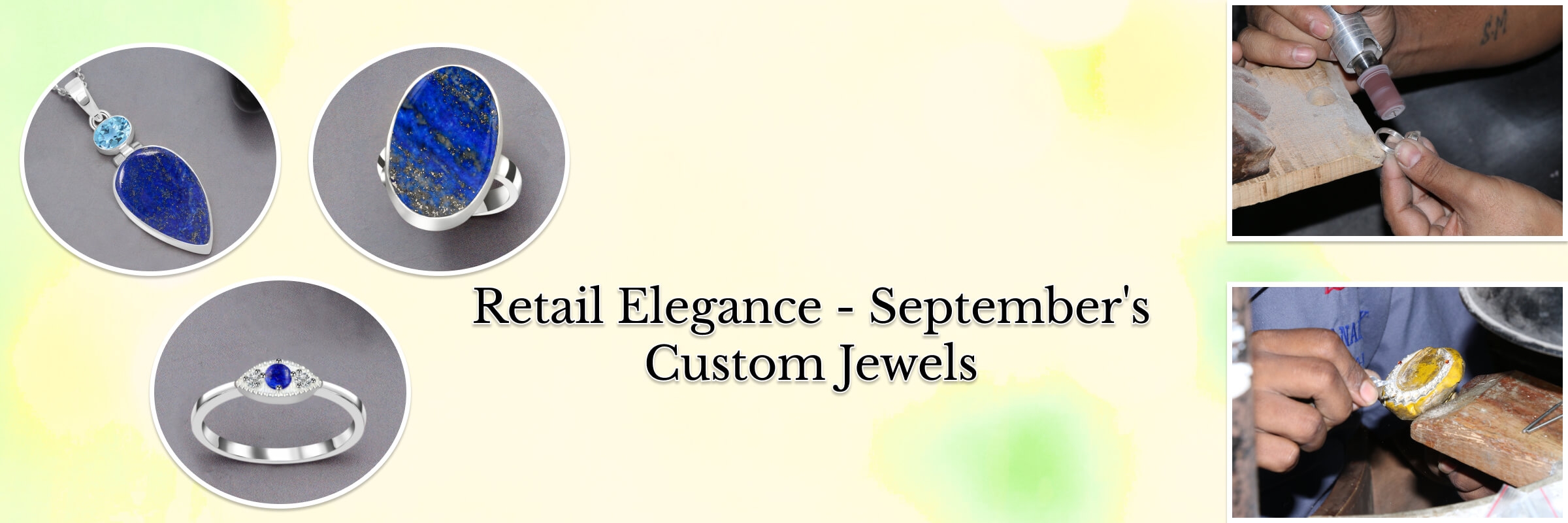 Custom September Birthstone Jewelry for Jewelry Retailers