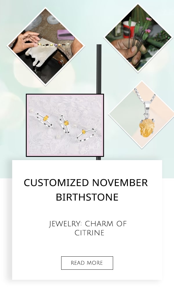 Customized November Birthstone Jewelry