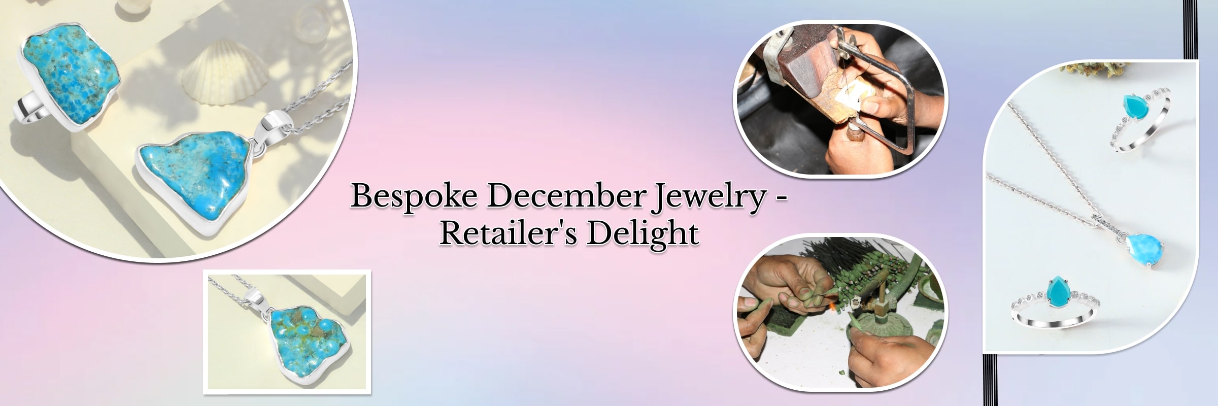 Custom December Birthstone Jewelry for Jewelry Retailers
