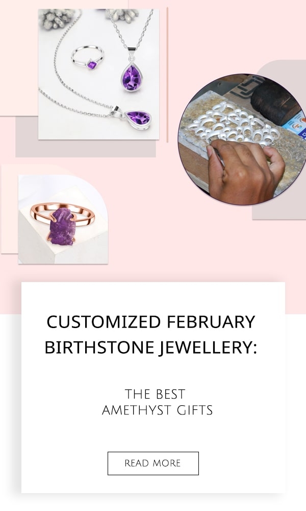 Customized February Birthstone Jewellery