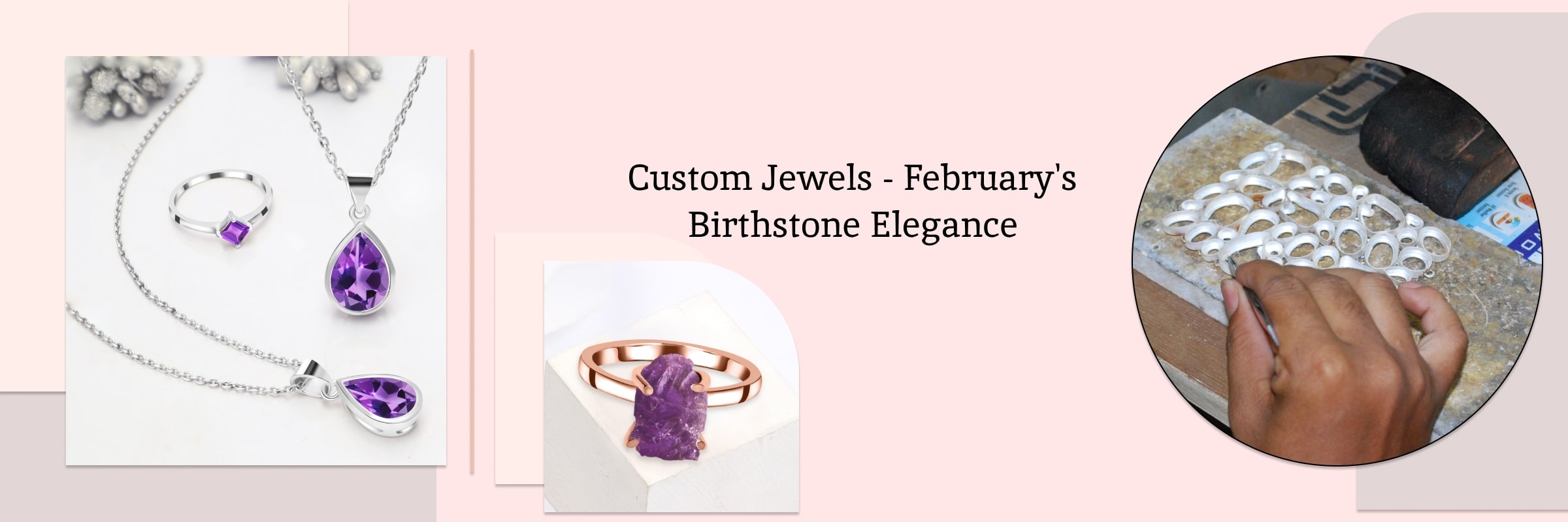 Customized February Birthstone Jewellery