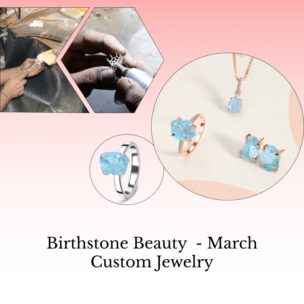 Customized March Birthstone Jewelry