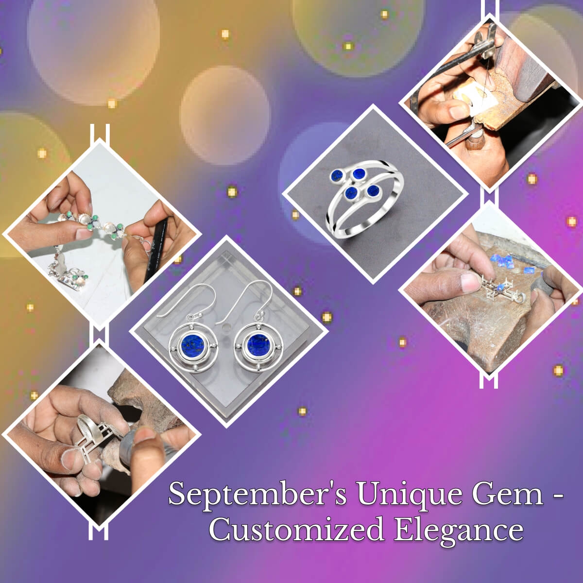 Customized September Birthstone Jewelry