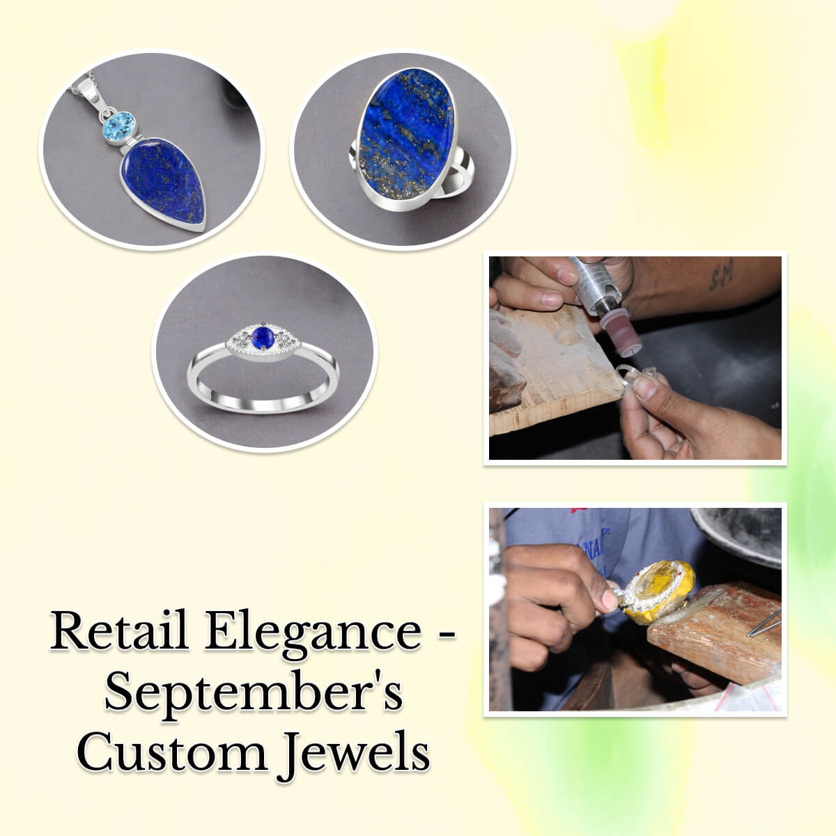 Custom September Birthstone Jewelry for Jewelry Retailers