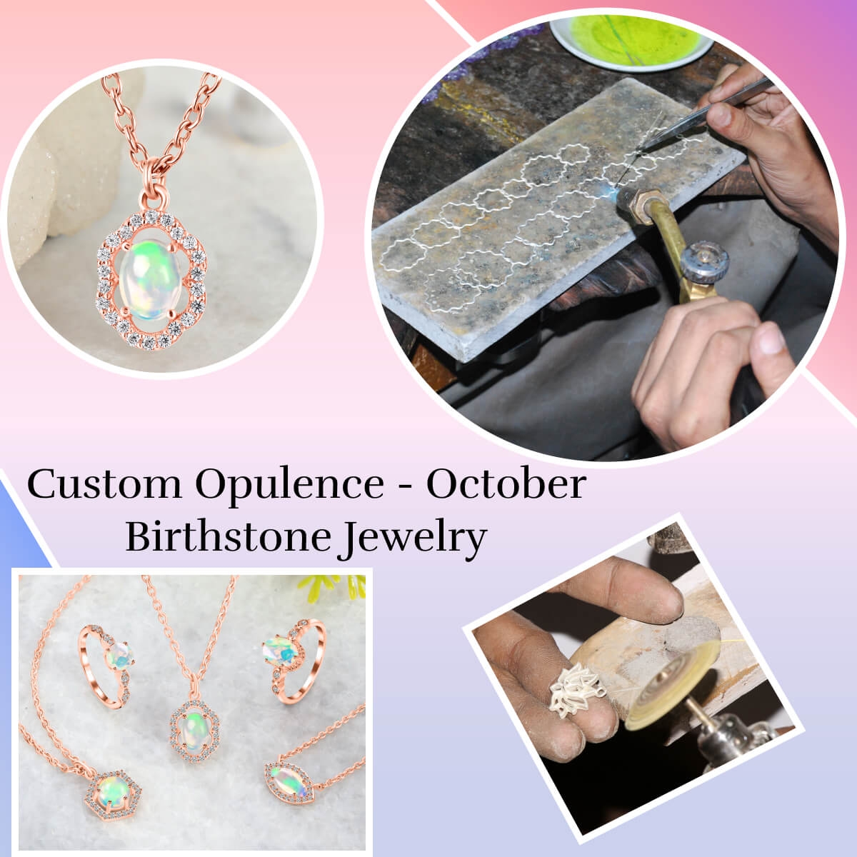 Customized October Birthstone Jewelry