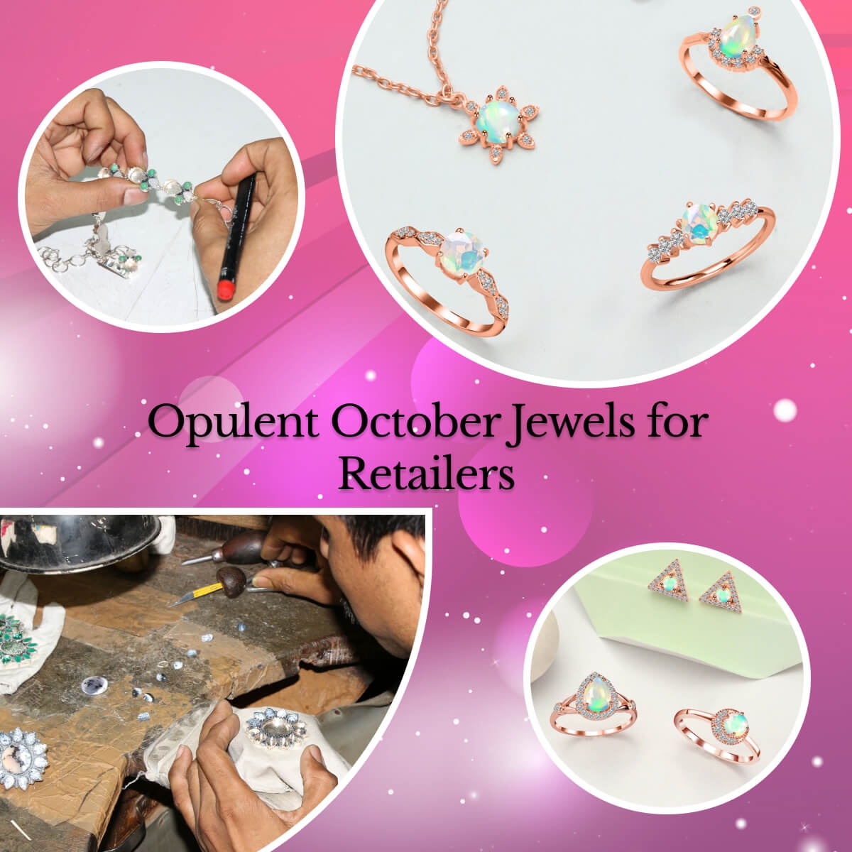 Custom October Birthstone Jewelry for Jewelry Retailers