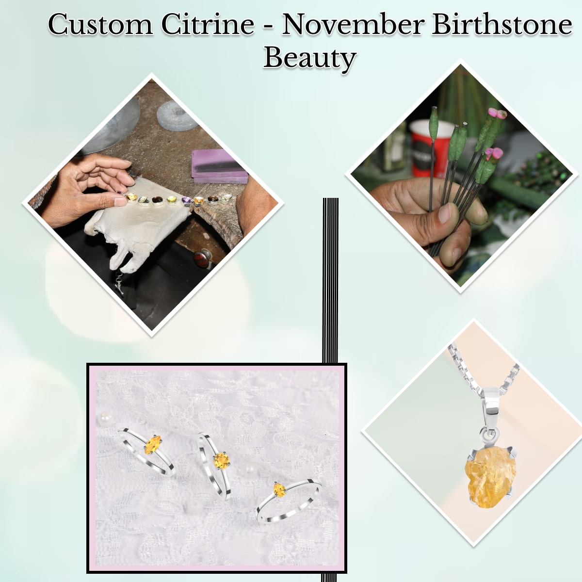 Customized November Birthstone Jewelry