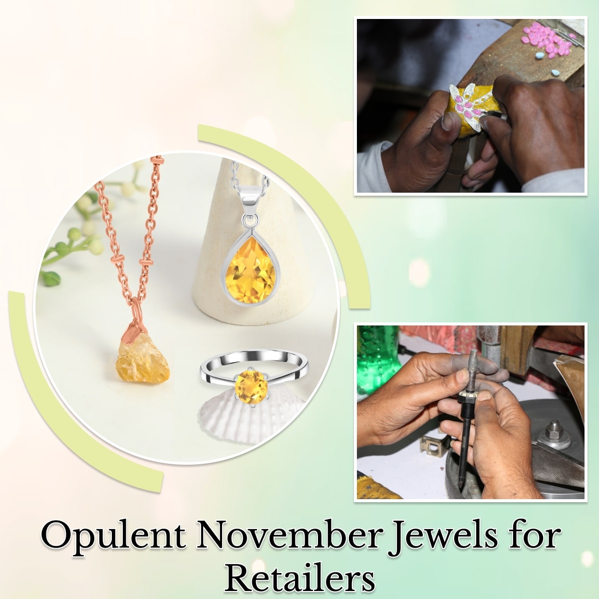 Custom November Birthstone Jewelry for Jewelry Retailers