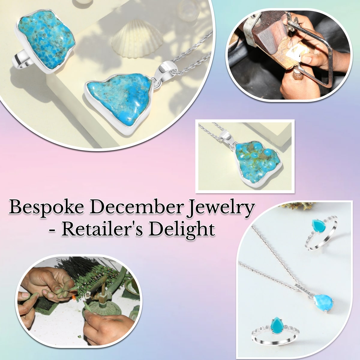 Custom December Birthstone Jewelry for Jewelry Retailers