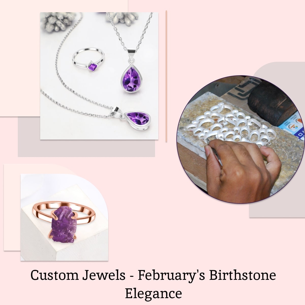 Customized February Birthstone Jewellery