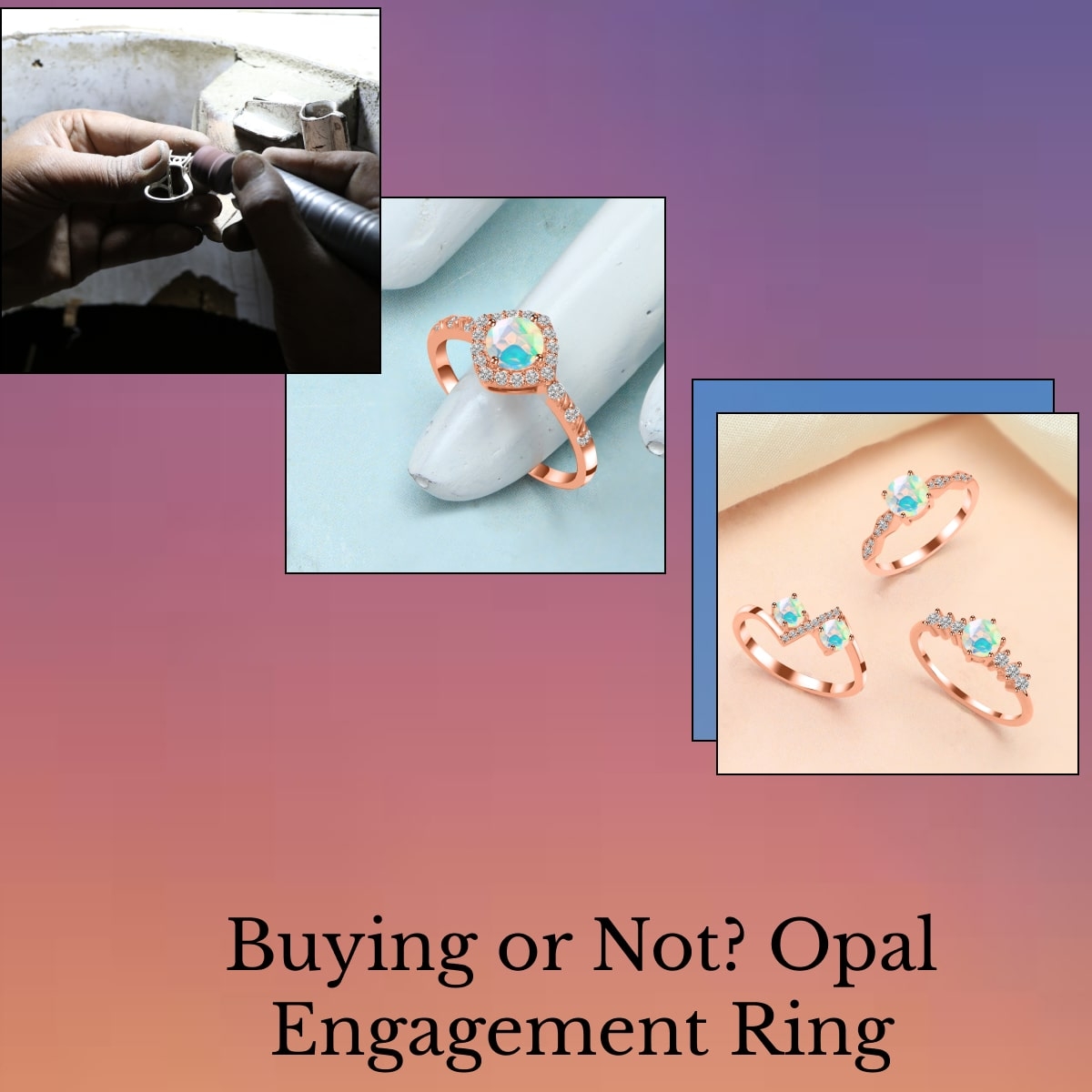 Opal Engagement Ring