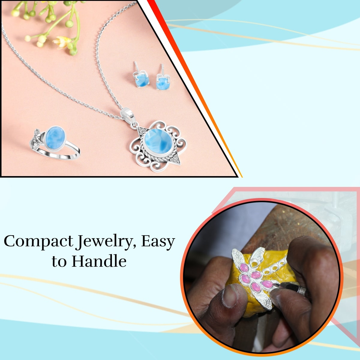 Reason 1: Jewelry is Small and Manageable Reason 1: Jewelry is Small and Manageable