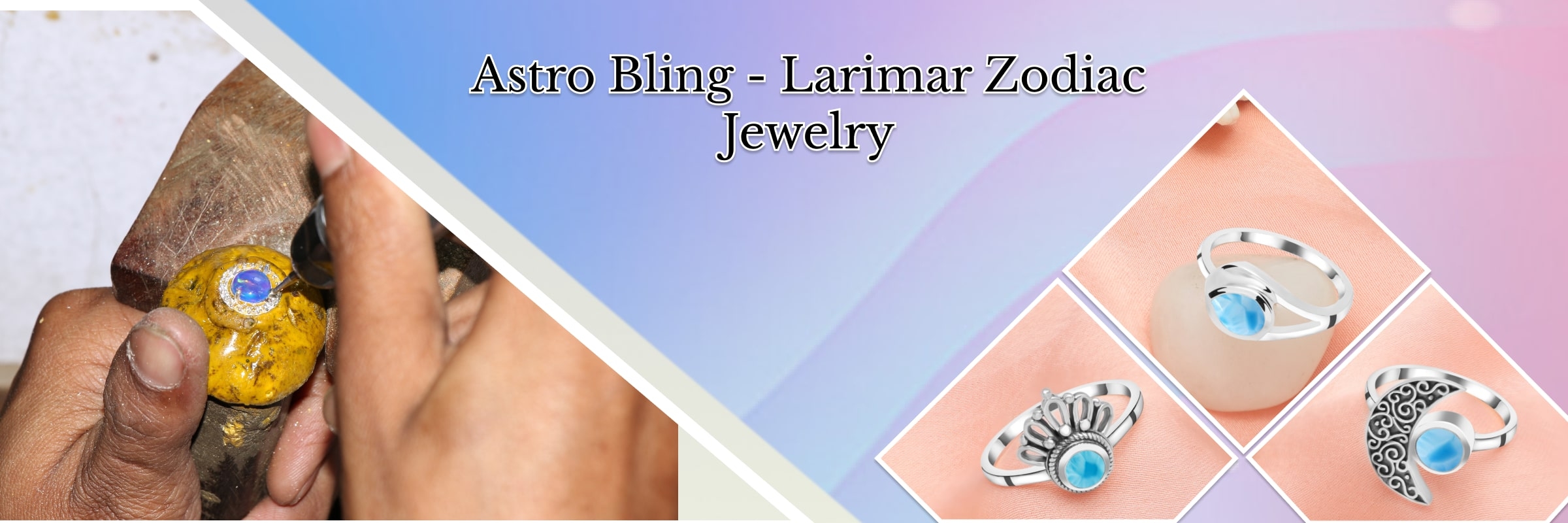 Zodiac Sign Jewelry with Larimar