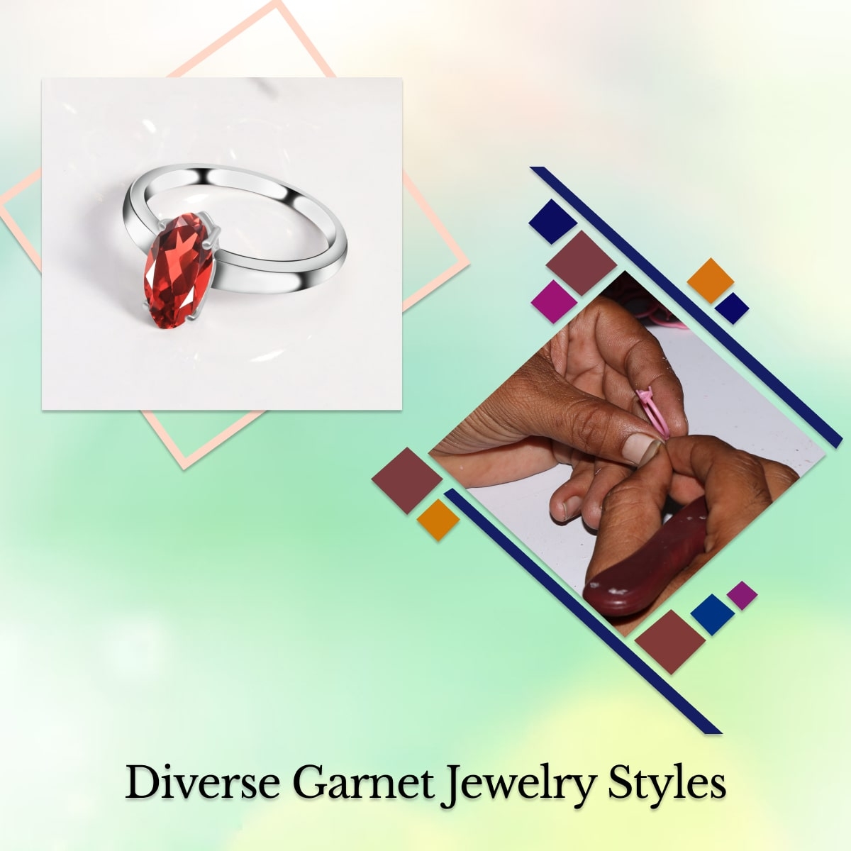 Garnet Jewelry Variety
