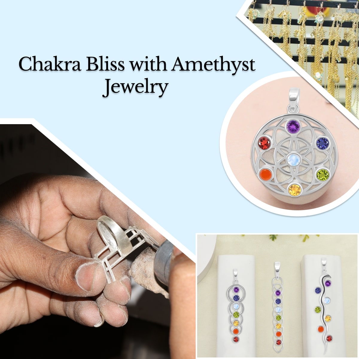 Chakra Jewelry and Amethyst