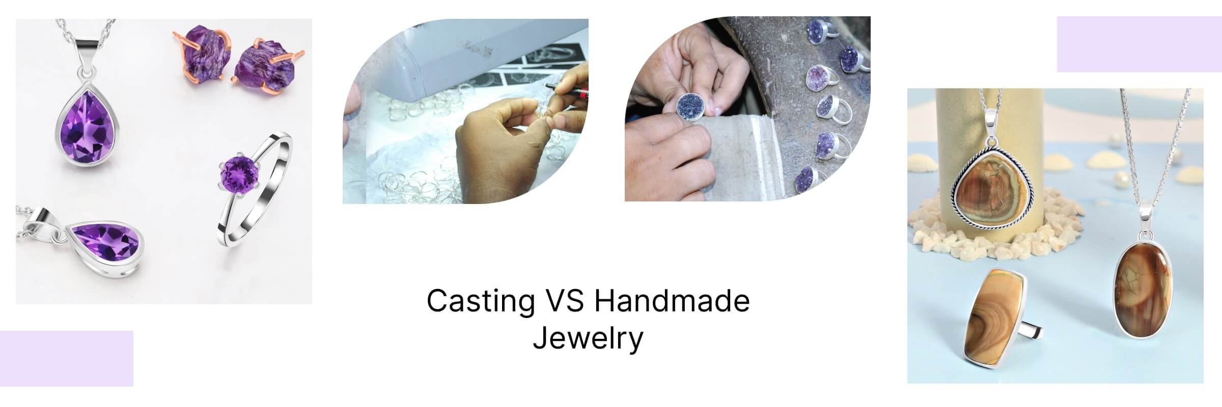 How to Compare Casting Jewellery VS Handmade Jewelry? 