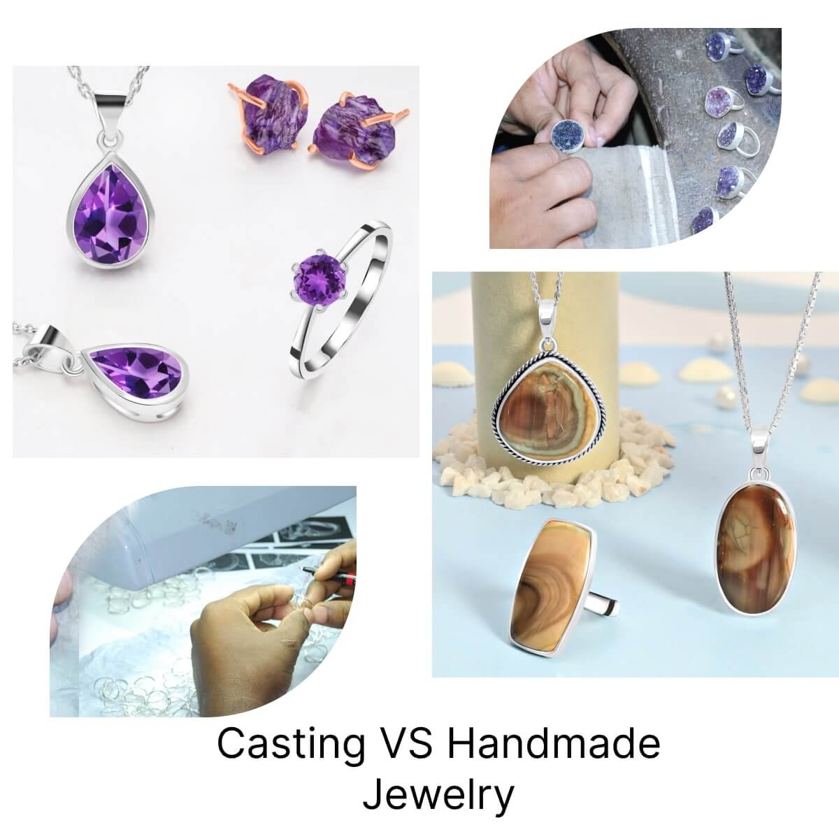 How to Compare Casting Jewellery VS Handmade Jewelry? 