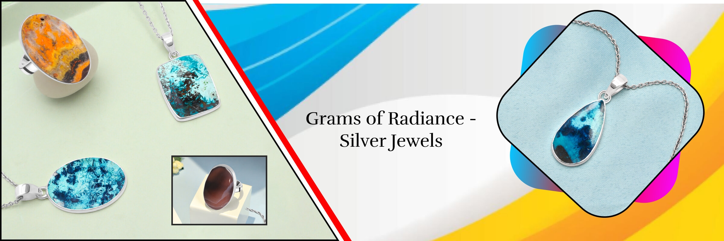 Buy Silver Gemstone Jewelry in Gram Buy Silver Gemstone Jewelry in Gram