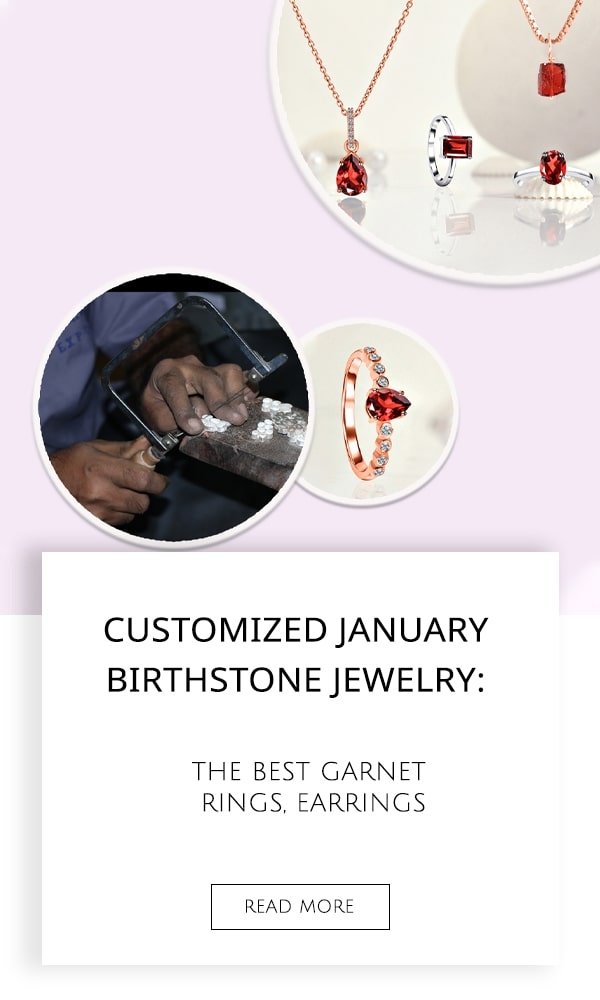 Customized January Birthstone Jewelry