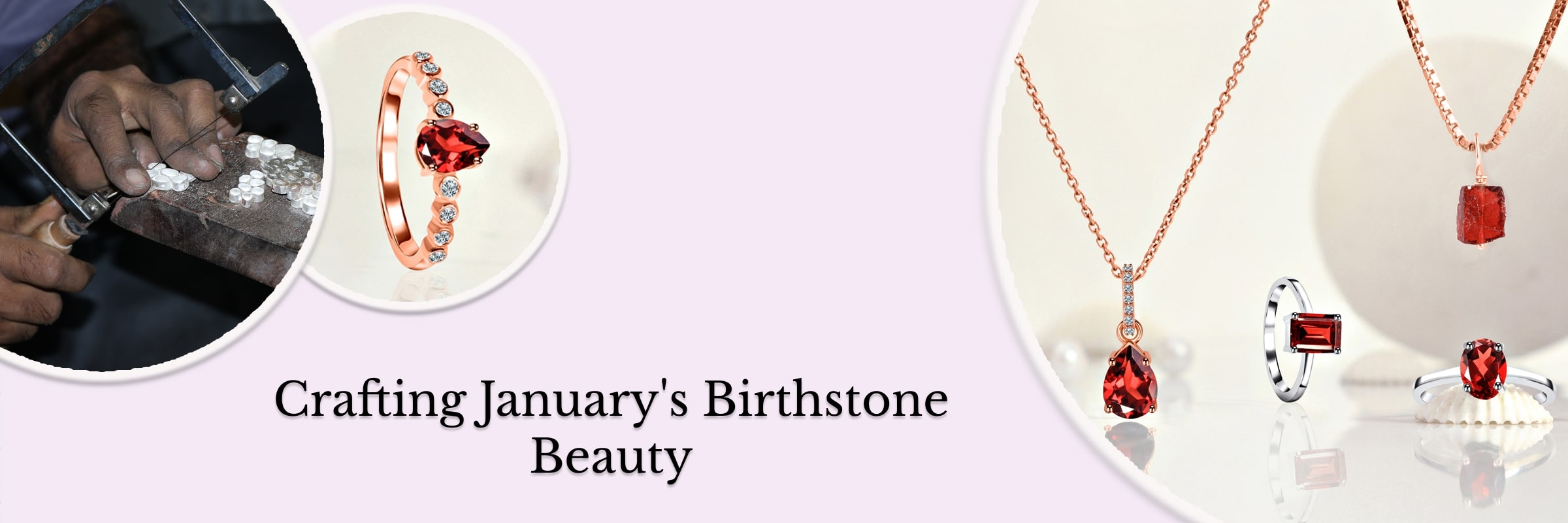 Customized January Birthstone Jewelry