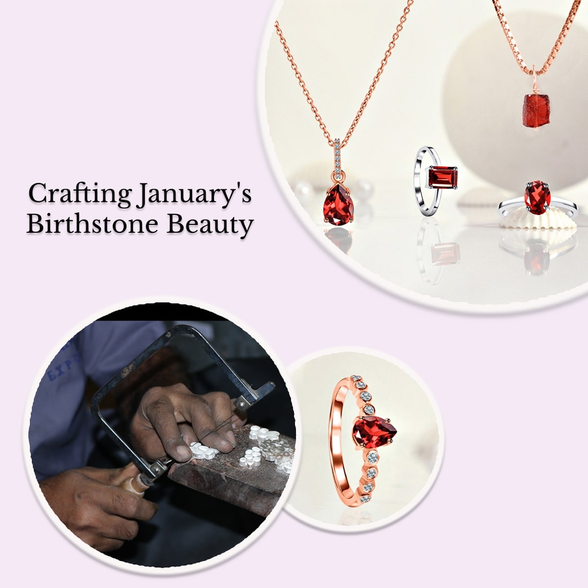 Customized January Birthstone Jewelry