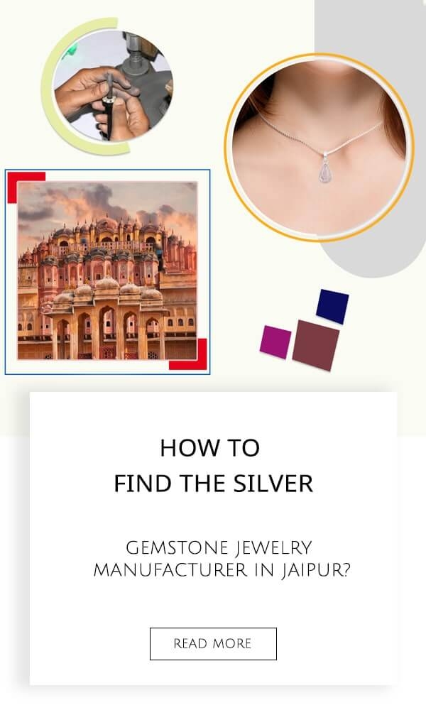Silver Gemstone Jewelry Manufacturer in Jaipur