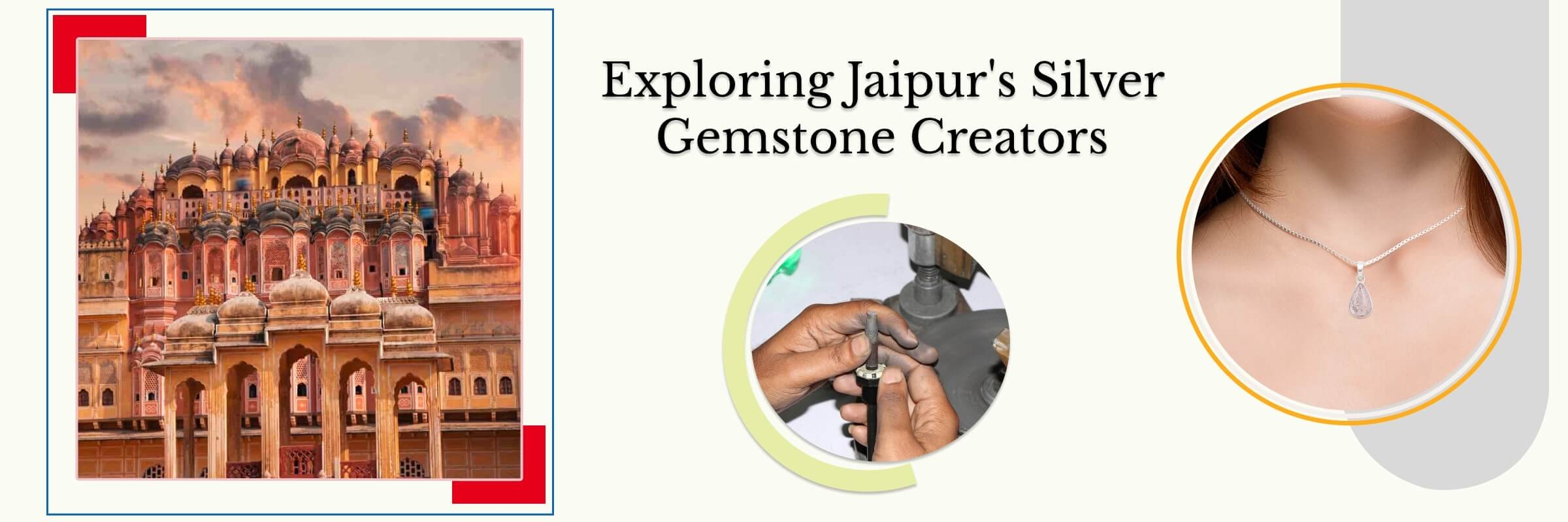 Silver Gemstone Jewelry Manufacturer in Jaipur